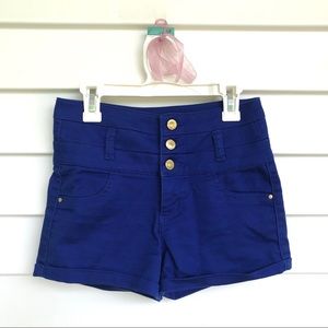 High Waisted Sailor Shorts